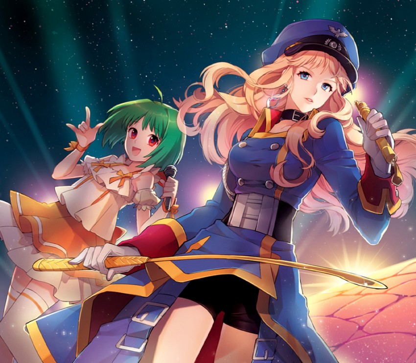 sheryl nome and ranka lee (macross and 1 more) drawn by nardack