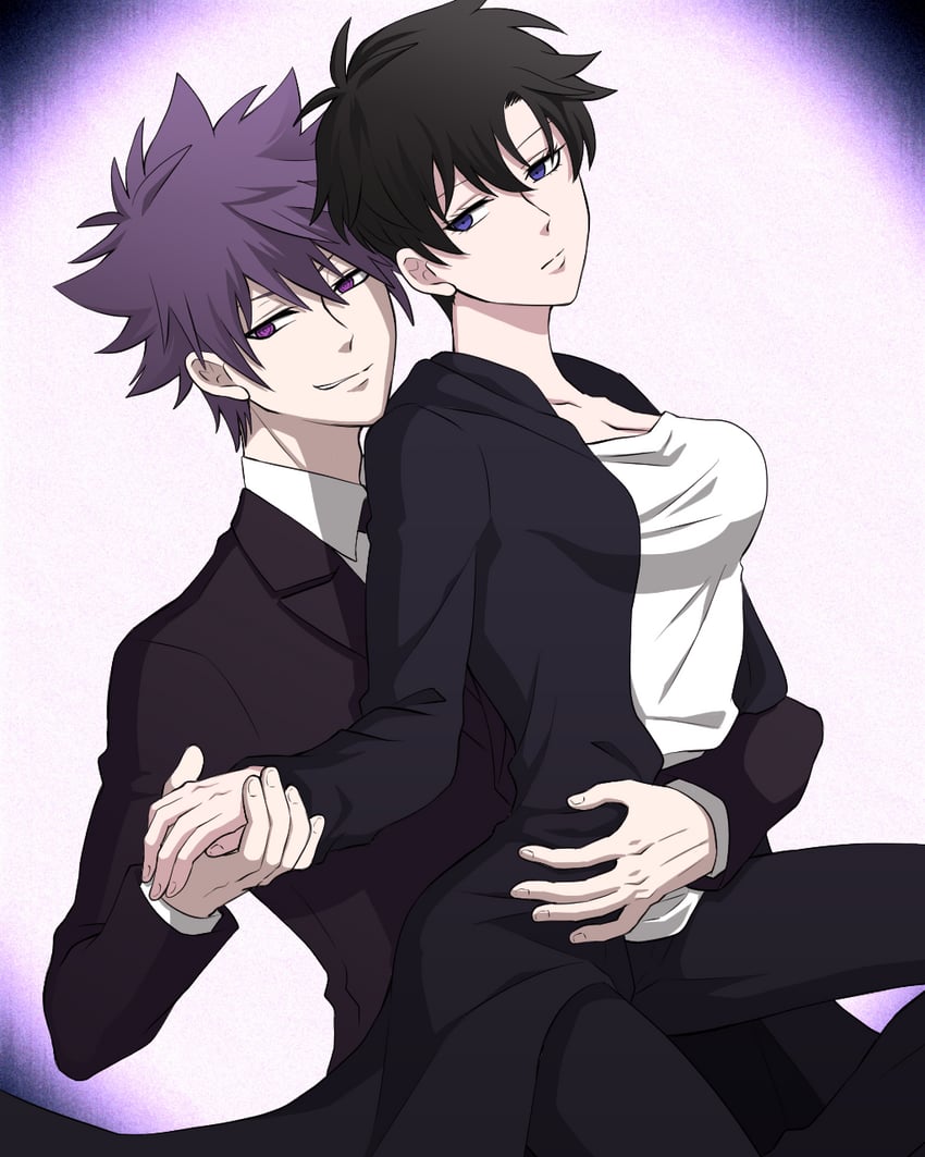 sung jin-woo and kang tae-shik (solo leveling) drawn by na2tu7