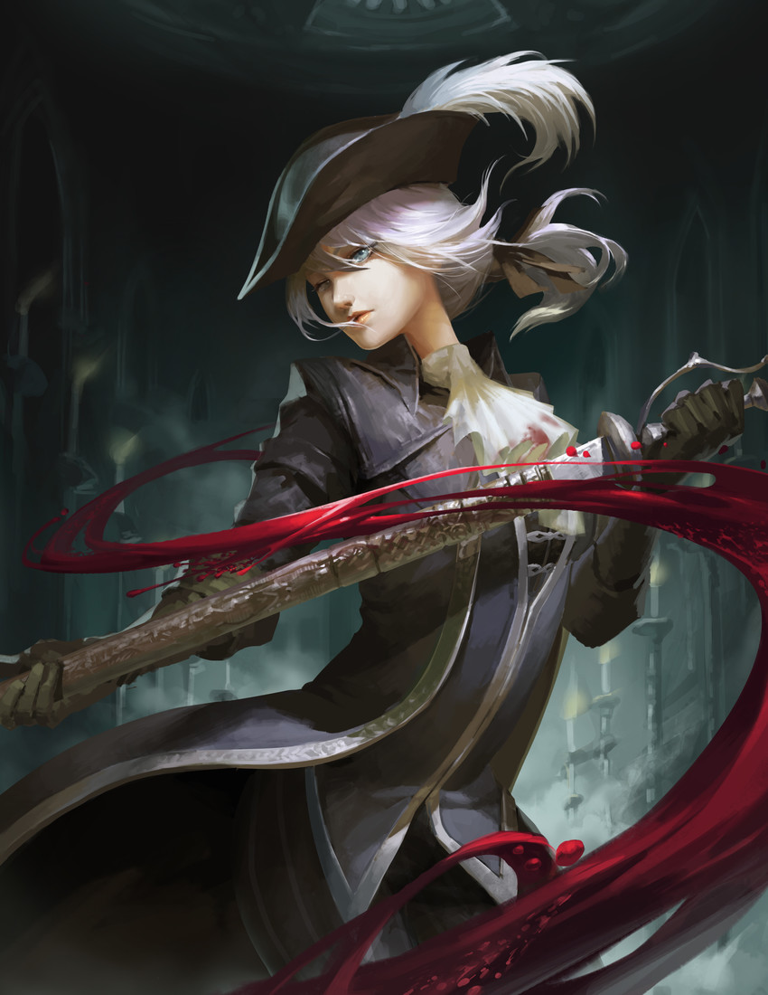 lady maria of the astral clocktower (bloodborne) drawn by huang_jing