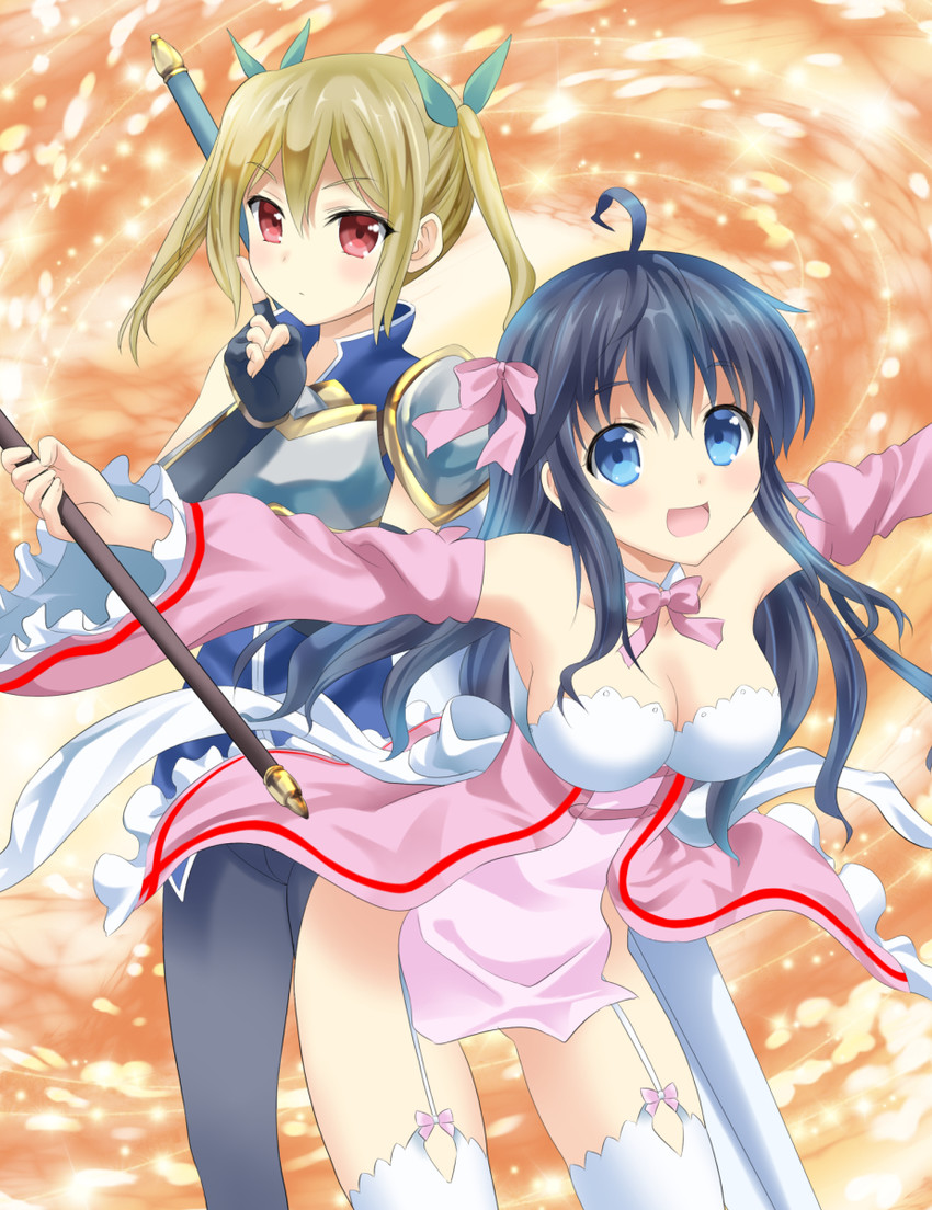 tamaki ako and segawa akane (netoge no yome wa onna no ko janai to omotta?) drawn by kanmimi