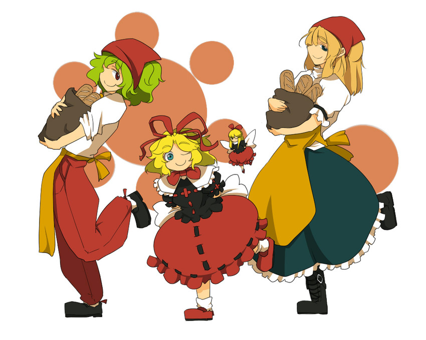 alice margatroid, kazami yuuka, medicine melancholy, and su-san (touhou) drawn by toriga_naku