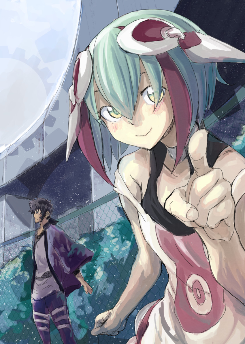 yurizaki mira and mabuchi kyoma (dimension w) drawn by mirino