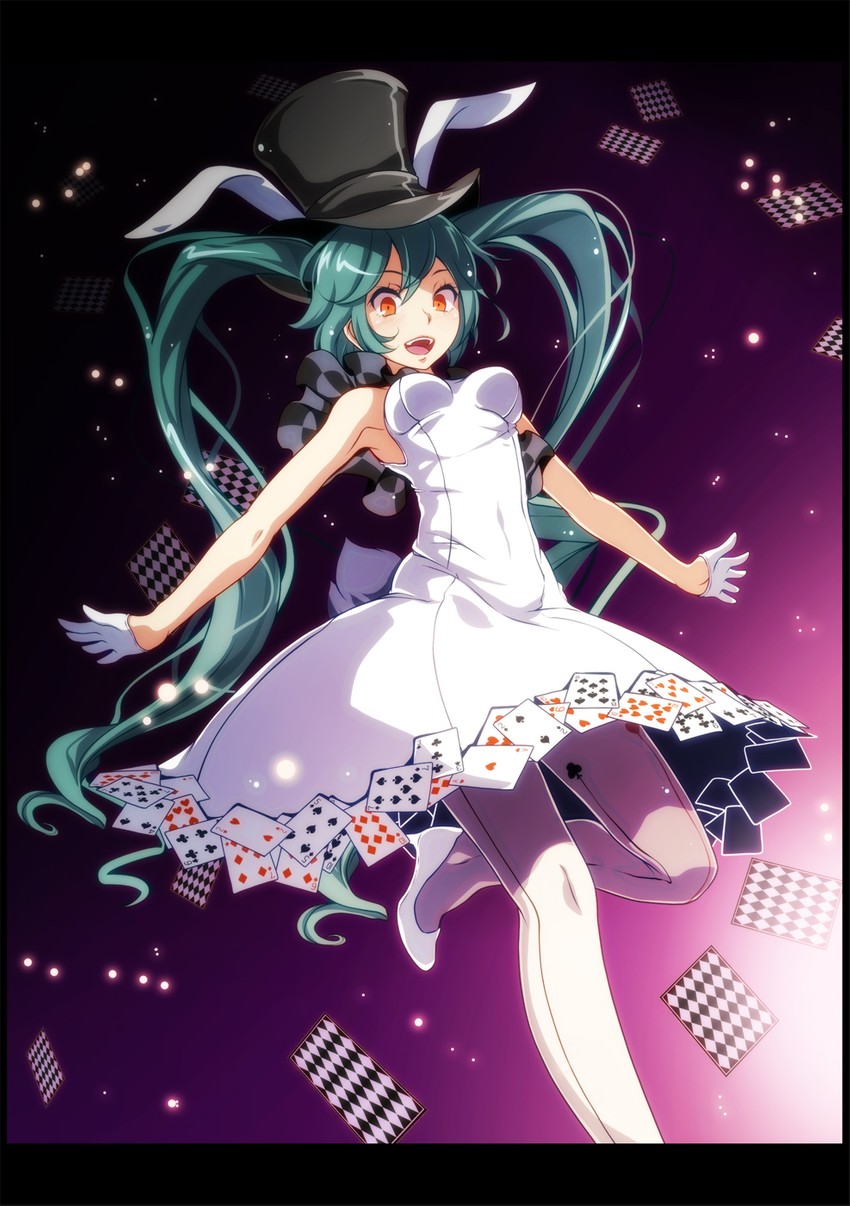 hatsune miku (vocaloid and 1 more) drawn by tsukishiro_saika