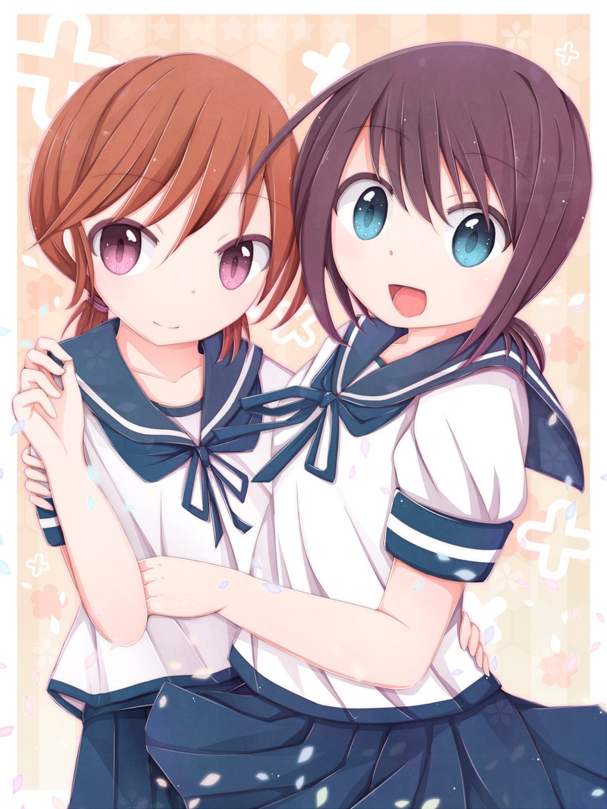 fubuki and shirayuki (kantai collection) drawn by codemofel