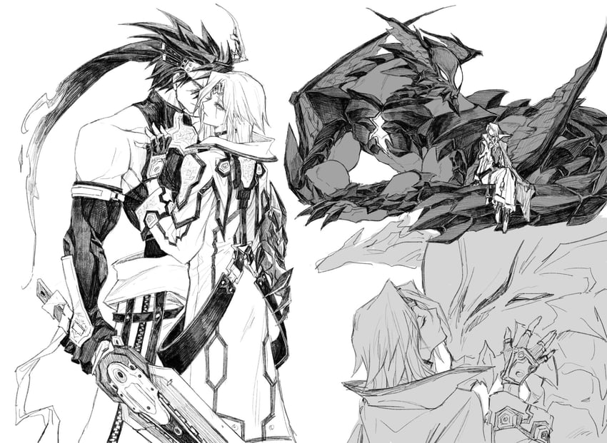 sol badguy and ky kiske (guilty gear and 1 more) drawn by dong_hole