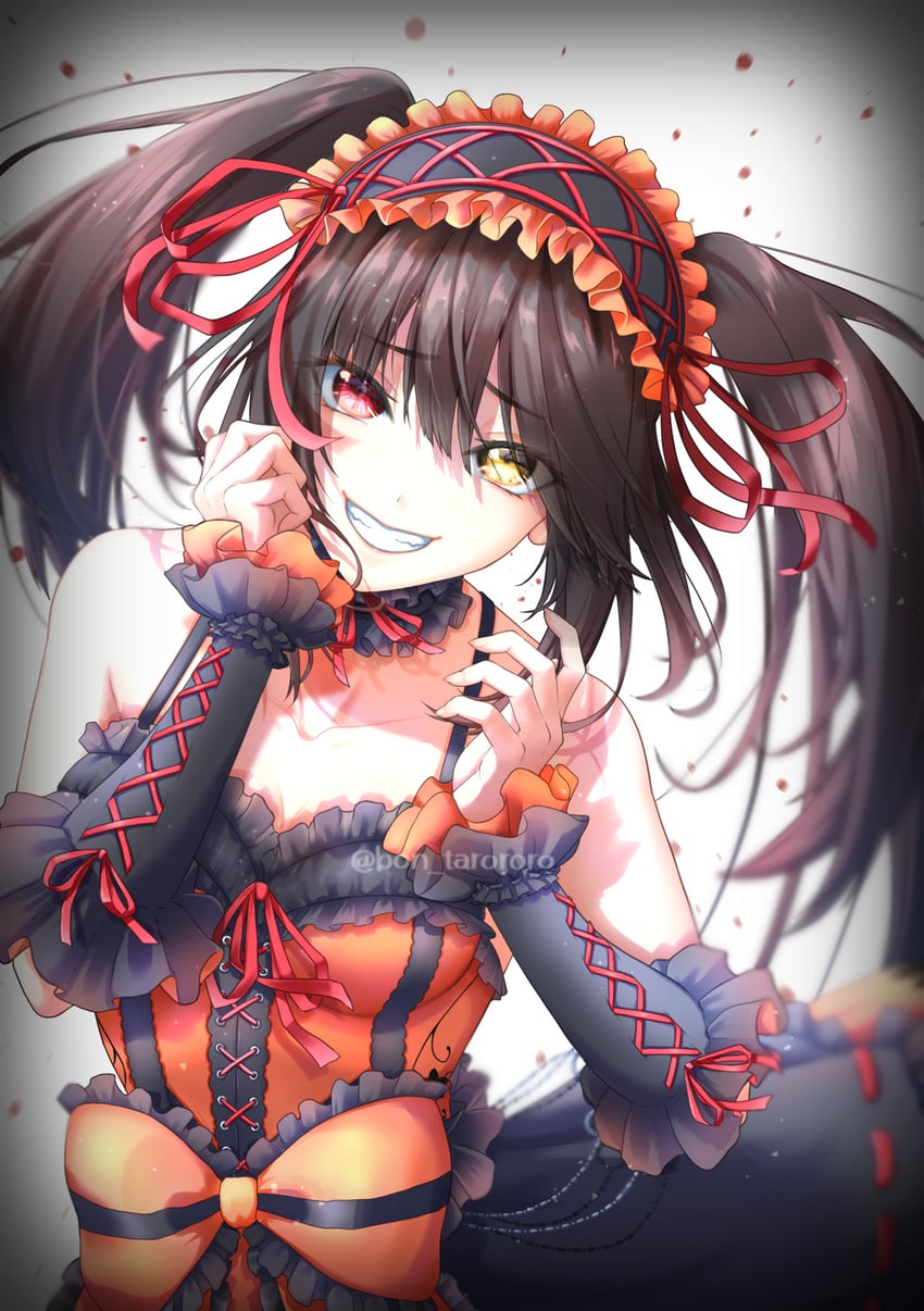tokisaki kurumi (date a live) drawn by kotatsumuri_bonta_(bon_tarororo)