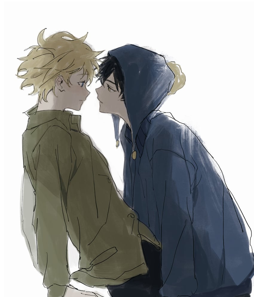 craig tucker and tweek tweak (south park) drawn by gum_sfr_03