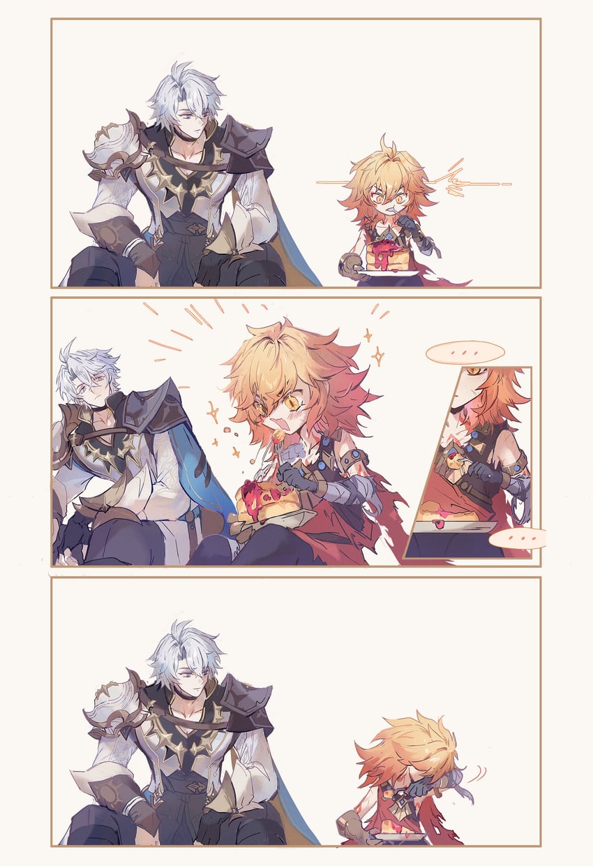 phainon and mydei (honkai and 1 more) drawn by qel