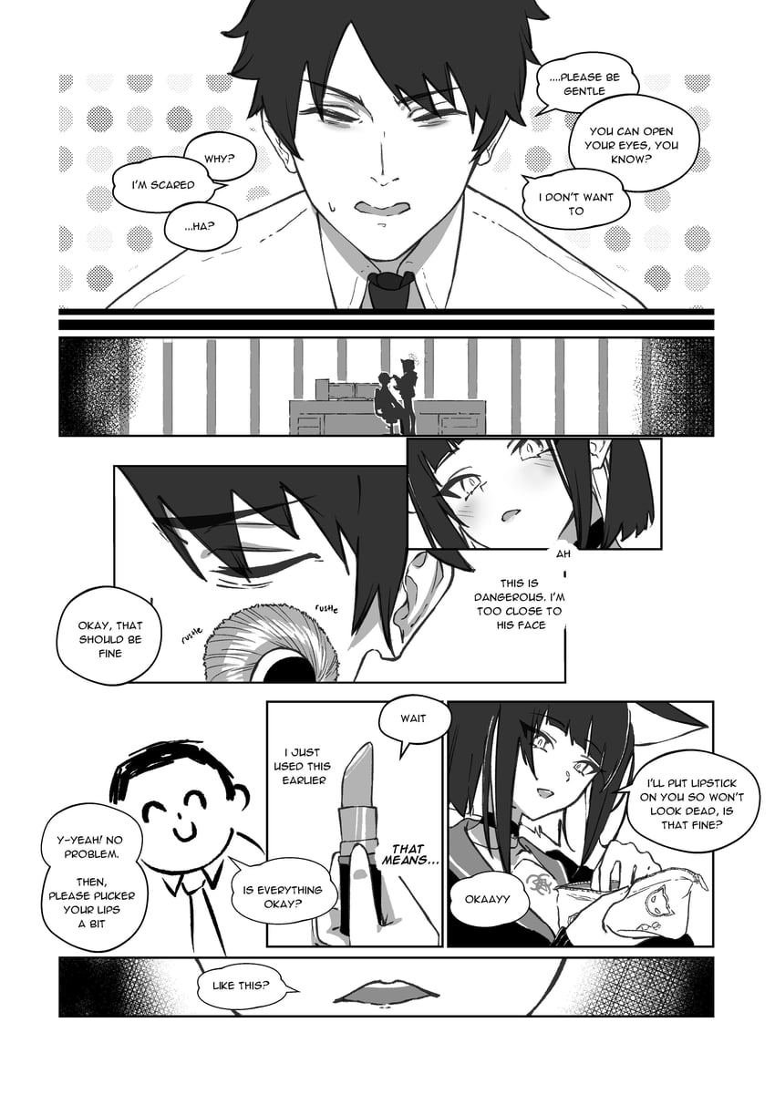 sensei, doodle sensei, and kazusa (blue archive) drawn by betabeet
