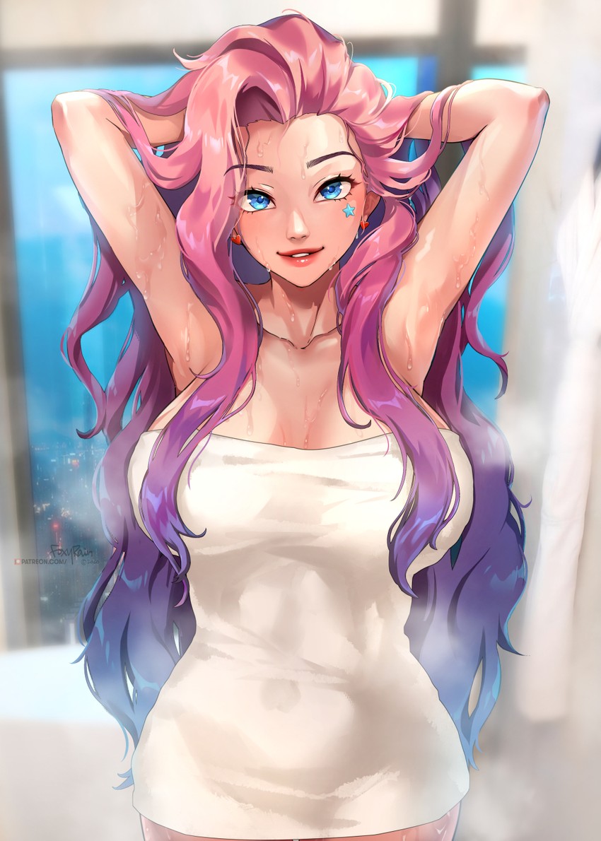 seraphine (league of legends) drawn by foxyreine