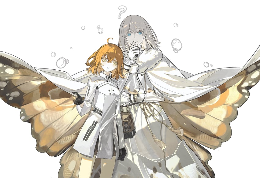 fujimaru ritsuka and oberon (fate and 1 more) drawn by liuliuyuyu187