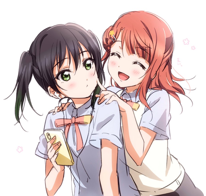 uehara ayumu and takasaki yu (love live! and 2 more) drawn by fuyuu310