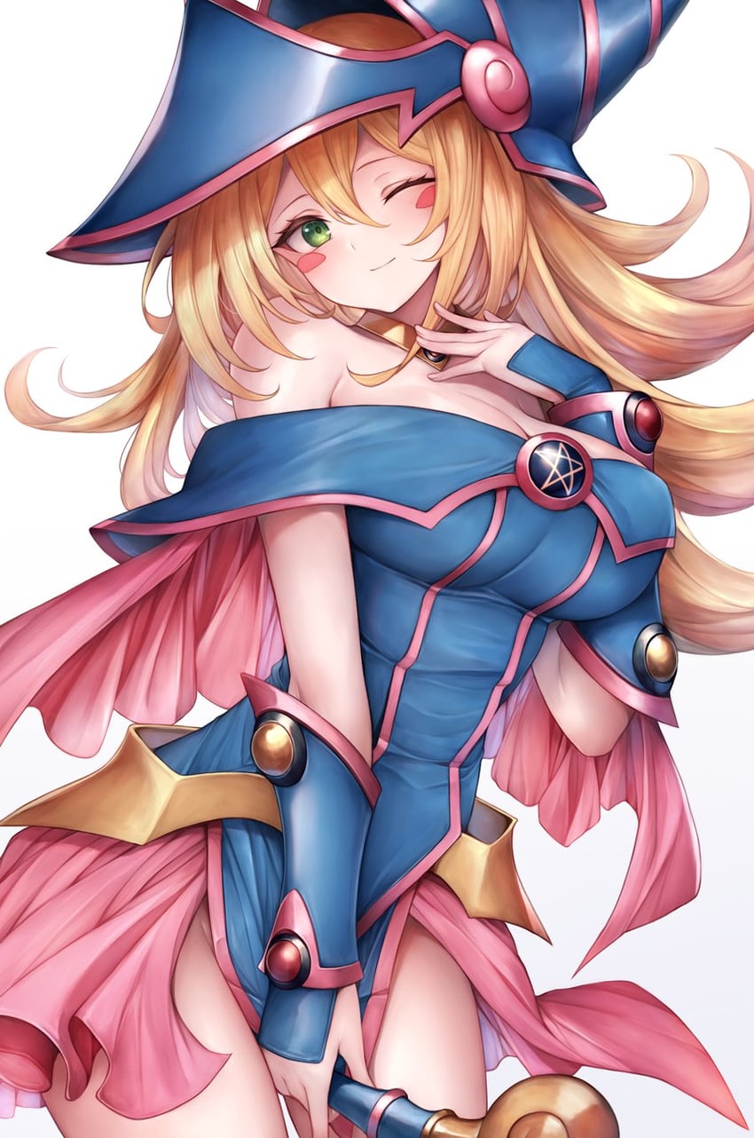 dark magician girl (yu-gi-oh!) drawn by snm_(sunimi)