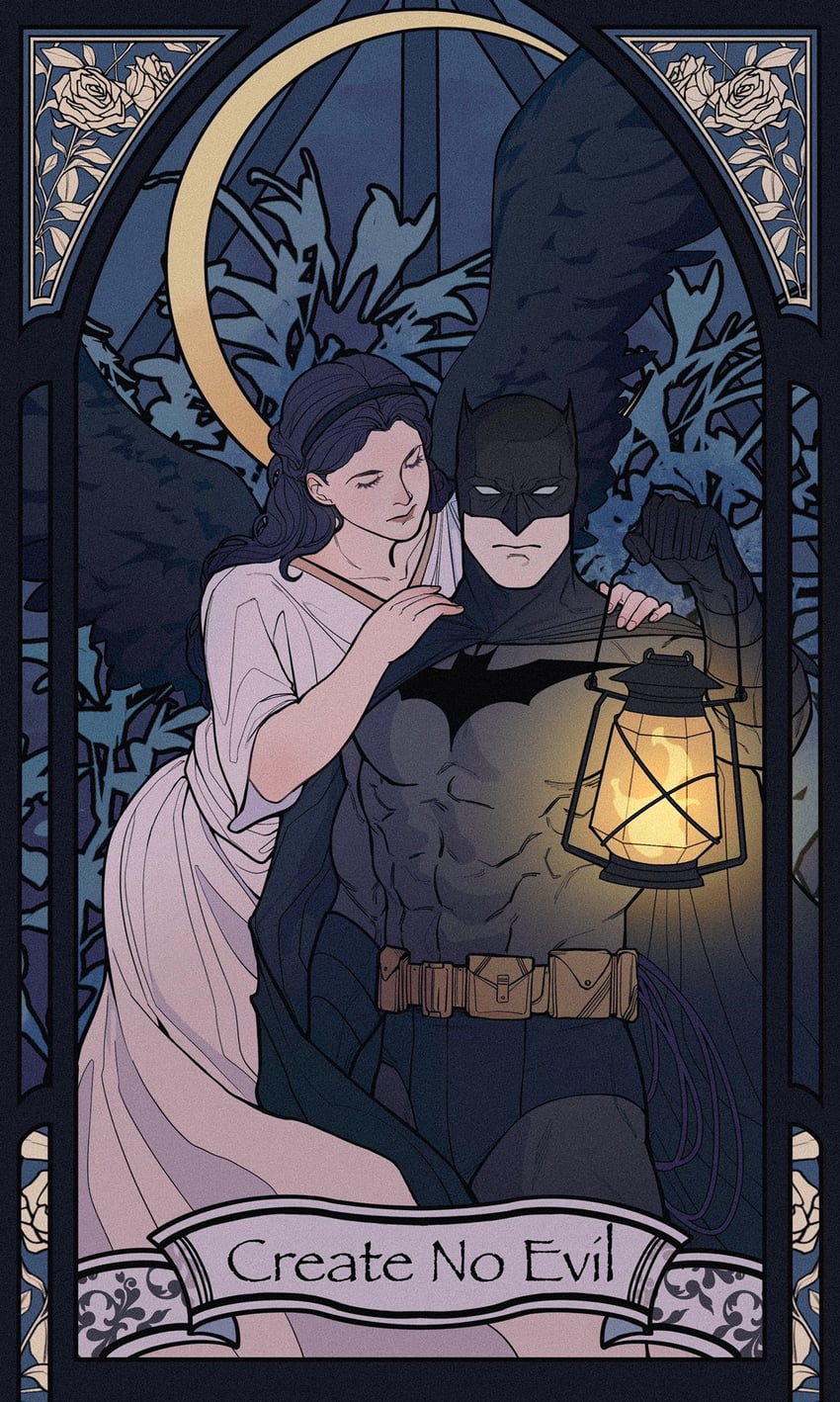 batman and bruce wayne (dc comics and 1 more) drawn by frieda_li
