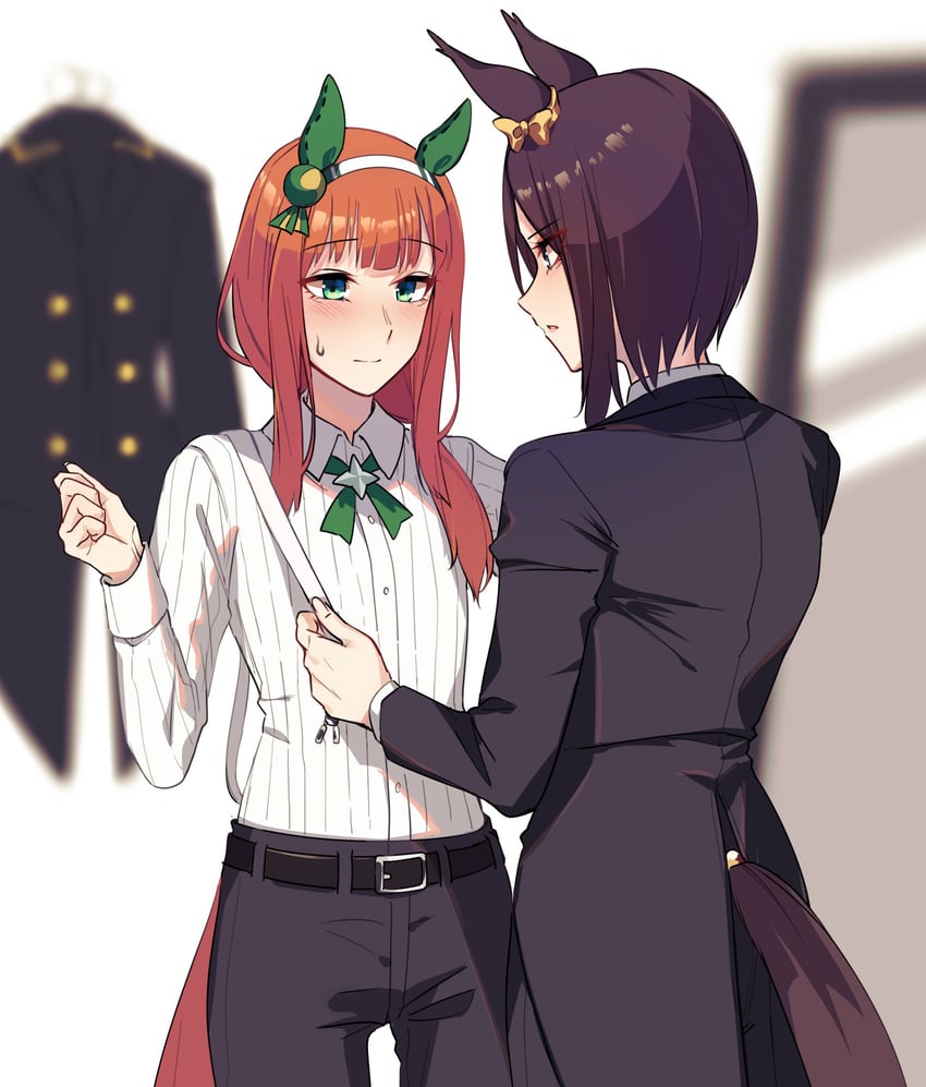 silence suzuka and air groove (umamusume) drawn by sugamo_(rainysnowy108)