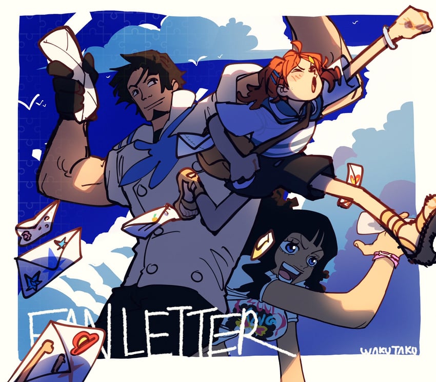 brook, elder marine brother, nami's fangirl, and bookstore part-timer (one piece and 1 more) drawn by taku_(aywakutakuay)