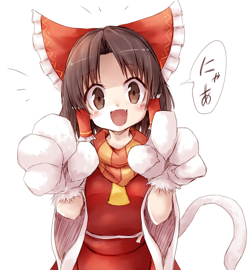 hakurei reimu and benikurage (touhou and 1 more) drawn by riri_eru