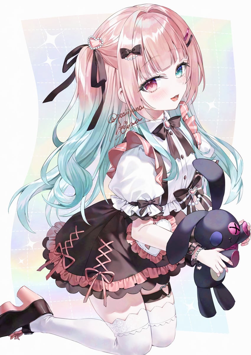 itsumone mui (indie virtual youtuber) drawn by yana_mori