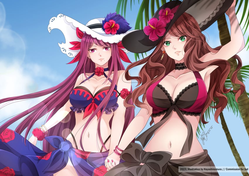 dorothea arnault and ivy (fire emblem and 3 more) drawn by hayashinomura