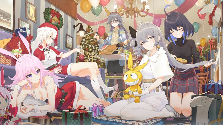 kiana kaslana, fu hua, seele vollerei, yae sakura, homu, and 3 more (honkai and 2 more)