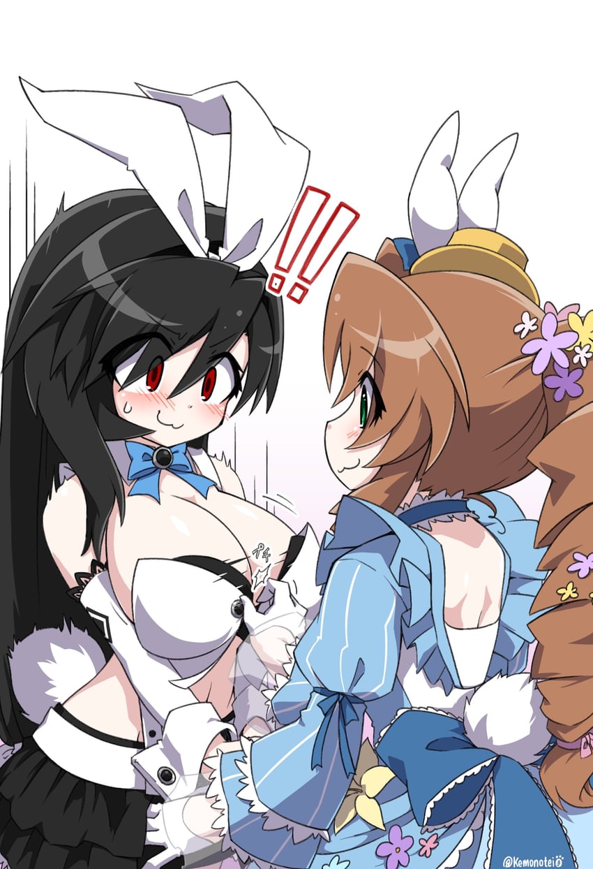 tifa lockhart and aerith gainsborough (final fantasy and 2 more) drawn by chaotic_dragon