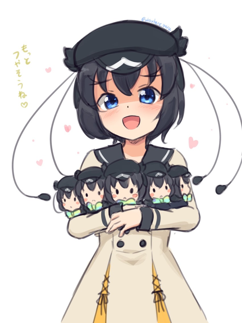 western parotia (kemono friends and 1 more) drawn by shiraha_maru