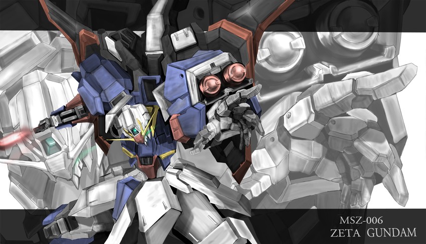 zeta gundam (gundam and 1 more) drawn by jellyman