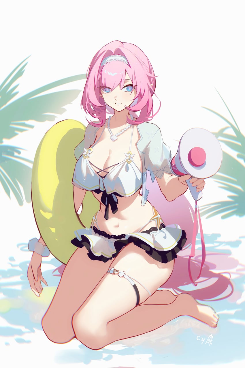 elysia (honkai and 1 more) drawn by cy_fei