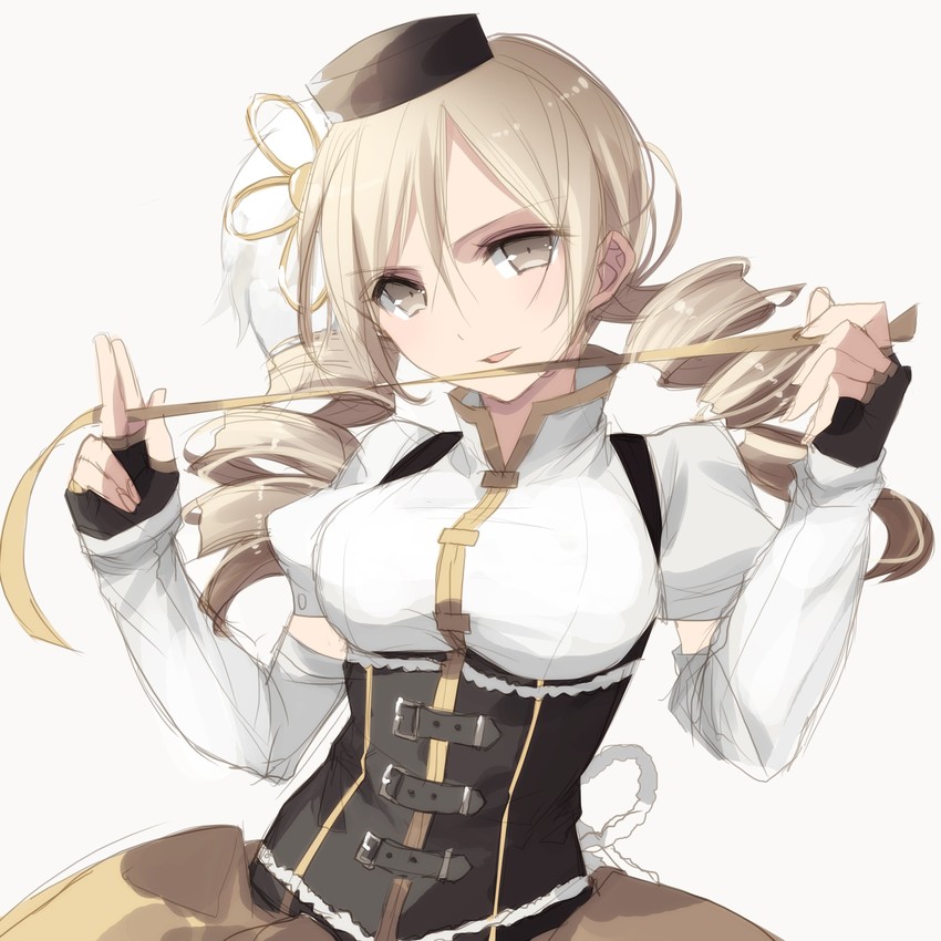 tomoe mami (mahou shoujo madoka magica) drawn by misteor