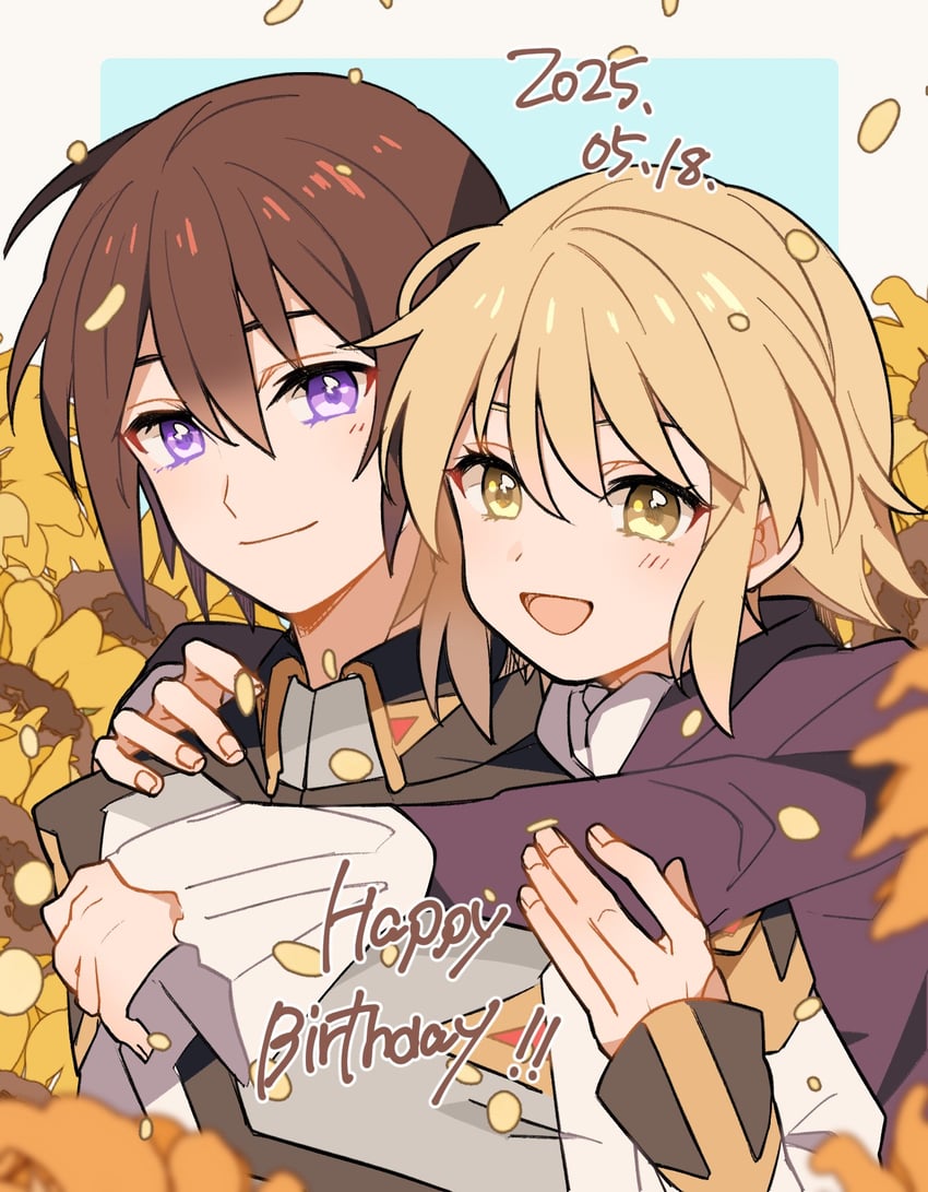 cagalli yula athha and kira yamato (gundam and 1 more) drawn by fuji_(f_ukkami)