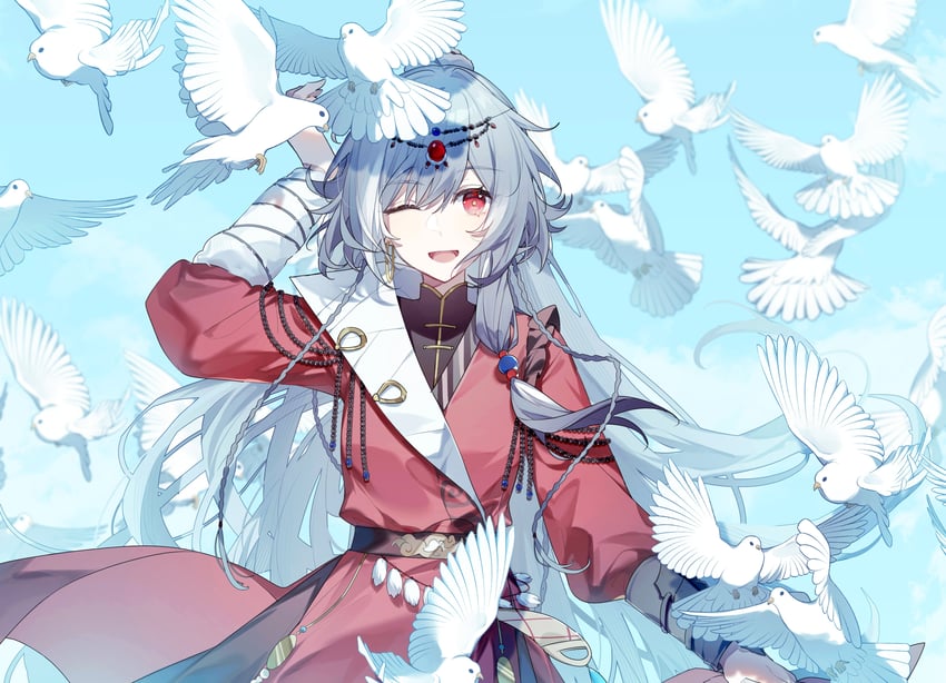 herrscher of sentience (honkai and 1 more) drawn by saya_atang