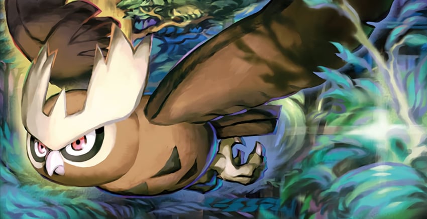 noctowl (pokemon and 1 more) drawn by kawaguchi_youhei
