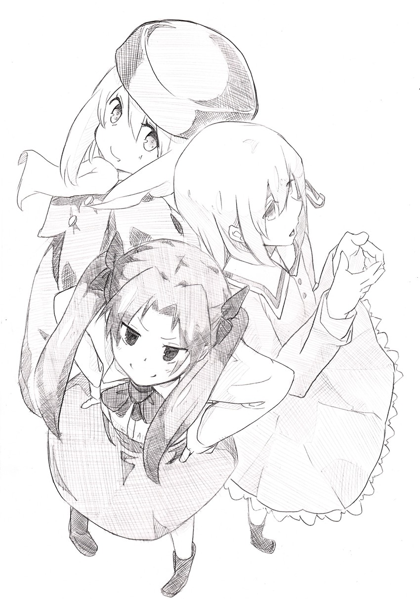 tohsaka rin, illyasviel von einzbern, and matou sakura (fate and 1 more) drawn by kii_(fys-a)