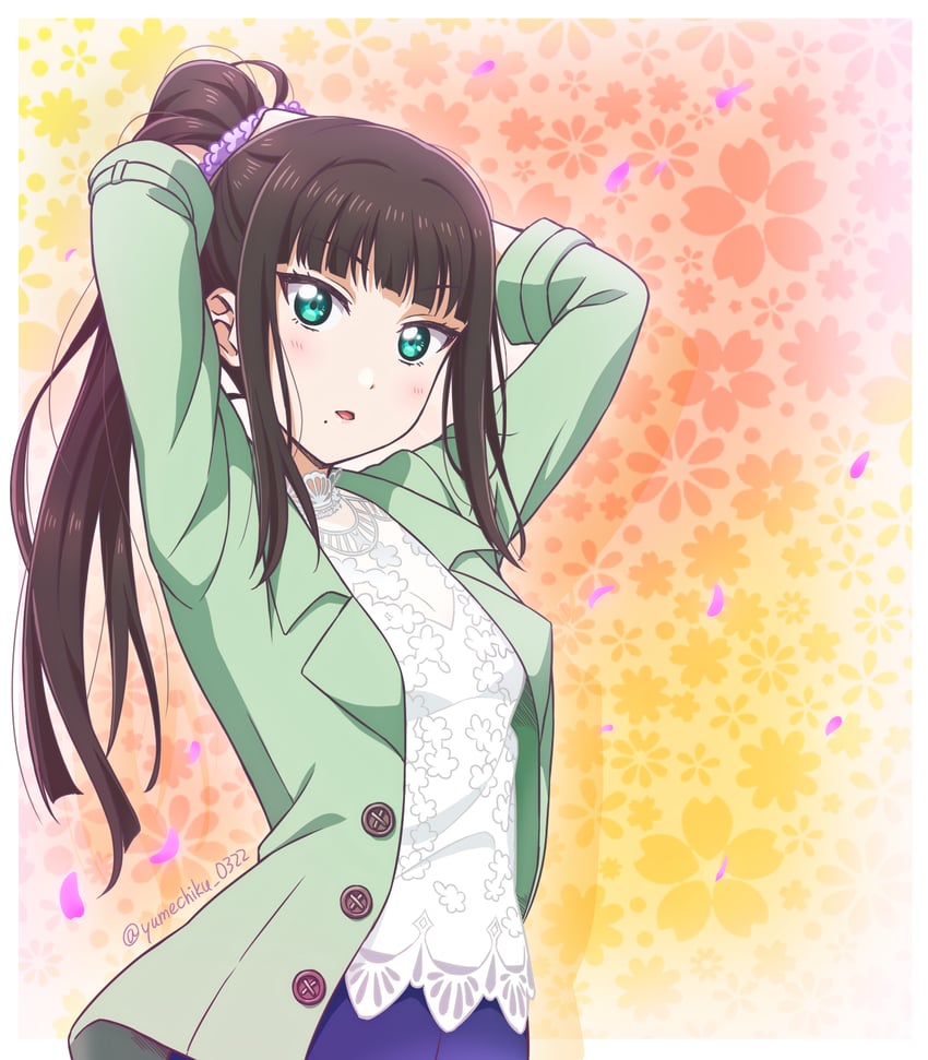 kurosawa dia (love live! and 1 more) drawn by yumechiku
