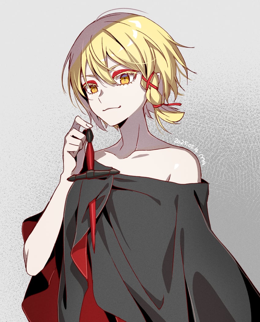 deathtopia virtuoso suicide-master (monogatari and 1 more) drawn by manimani_(mani_ma)