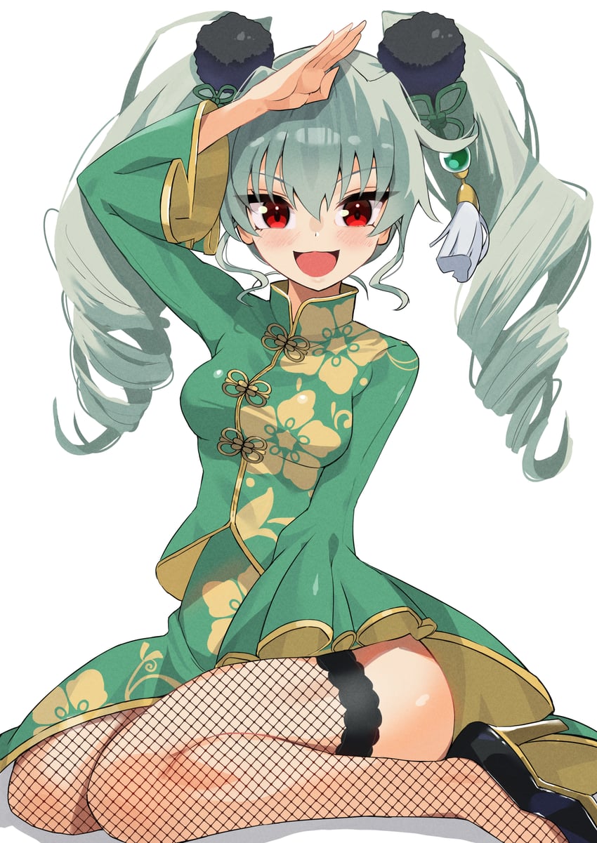 anchovy (girls und panzer) drawn by blaze_(blazeillust)