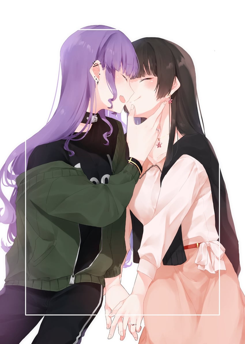 shirokane rinko and udagawa ako (bang dream!) drawn by tukikazesuima