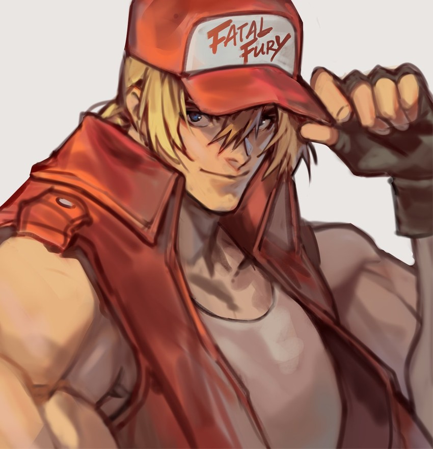 terry bogard (the king of fighters and 1 more) drawn by uncle_rabbit_ii
