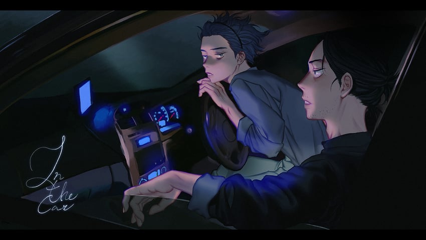 aizawa shota and shinso hitoshi (boku no hero academia) drawn by oru_2ji