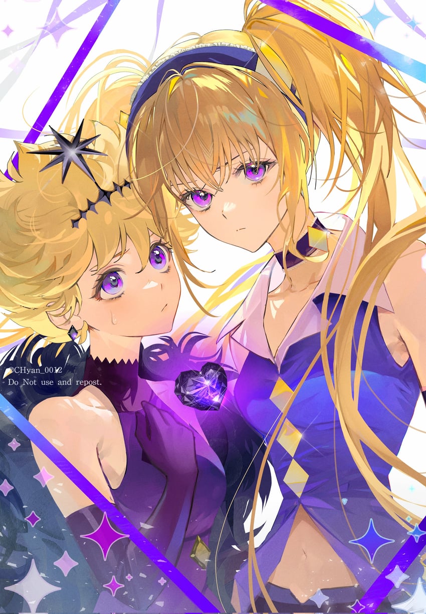 hoshina utau, vanilla mieux, and dark jewel (shugo chara! and 1 more) drawn by chyan_0012