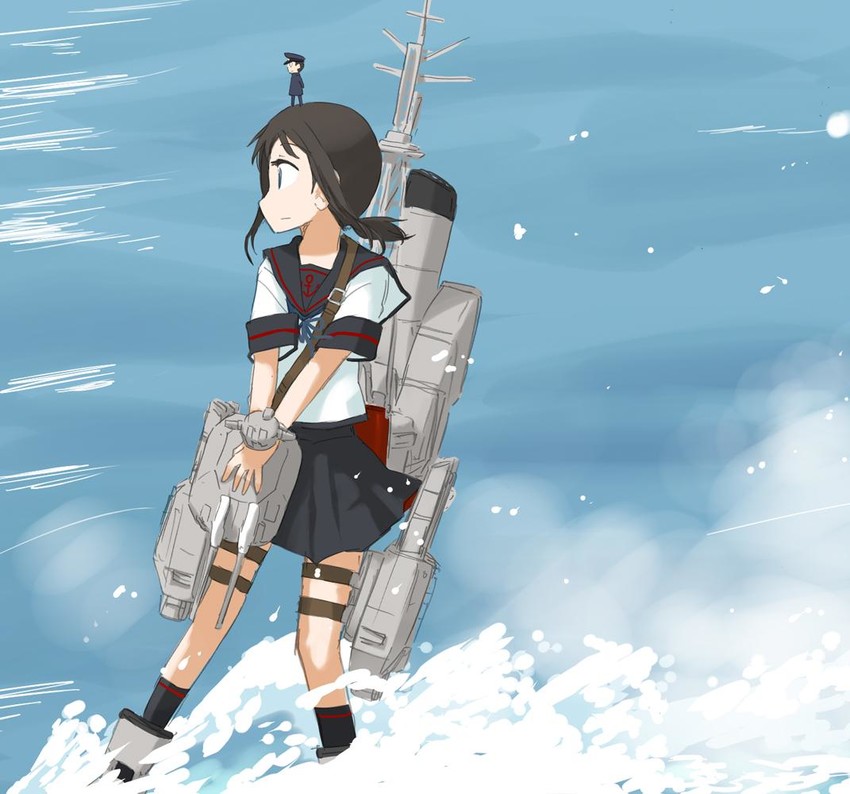admiral, fubuki, fairy, and fubuki kai ni (kantai collection) drawn by imai_tetsuya