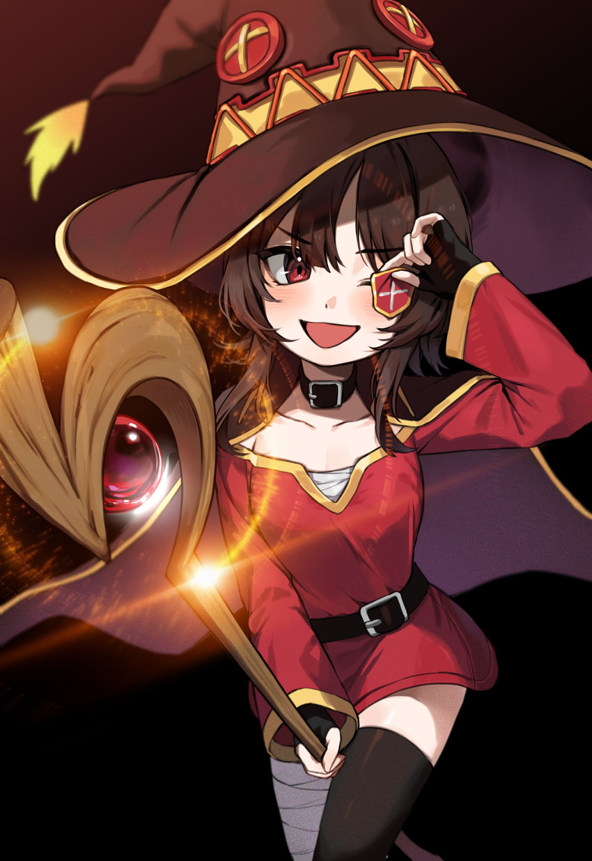 megumin (kono subarashii sekai ni shukufuku wo!) drawn by useq1067