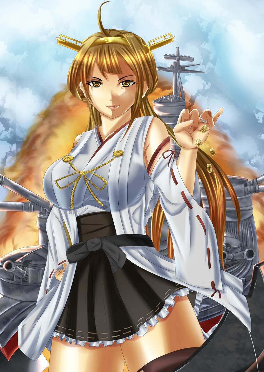 kongou (kantai collection) drawn by tasogarehiraku