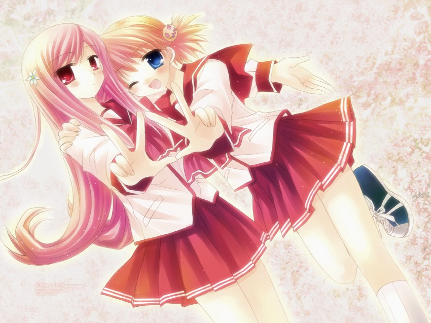 lucy maria misora and sasamori karin (to heart and 1 more) drawn by sakurazawa_izumi