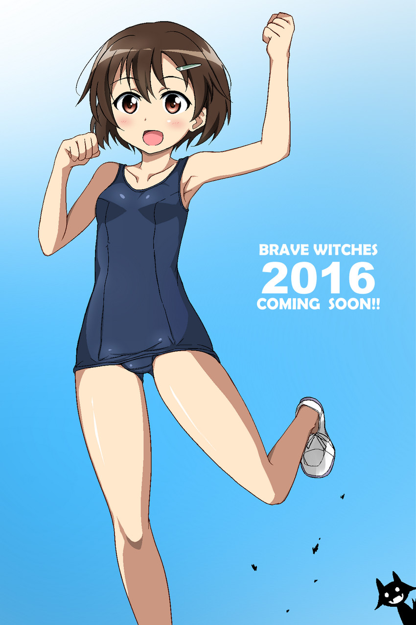 karibuchi hikari (world witches series and 1 more) drawn by 9910991_(kindin)
