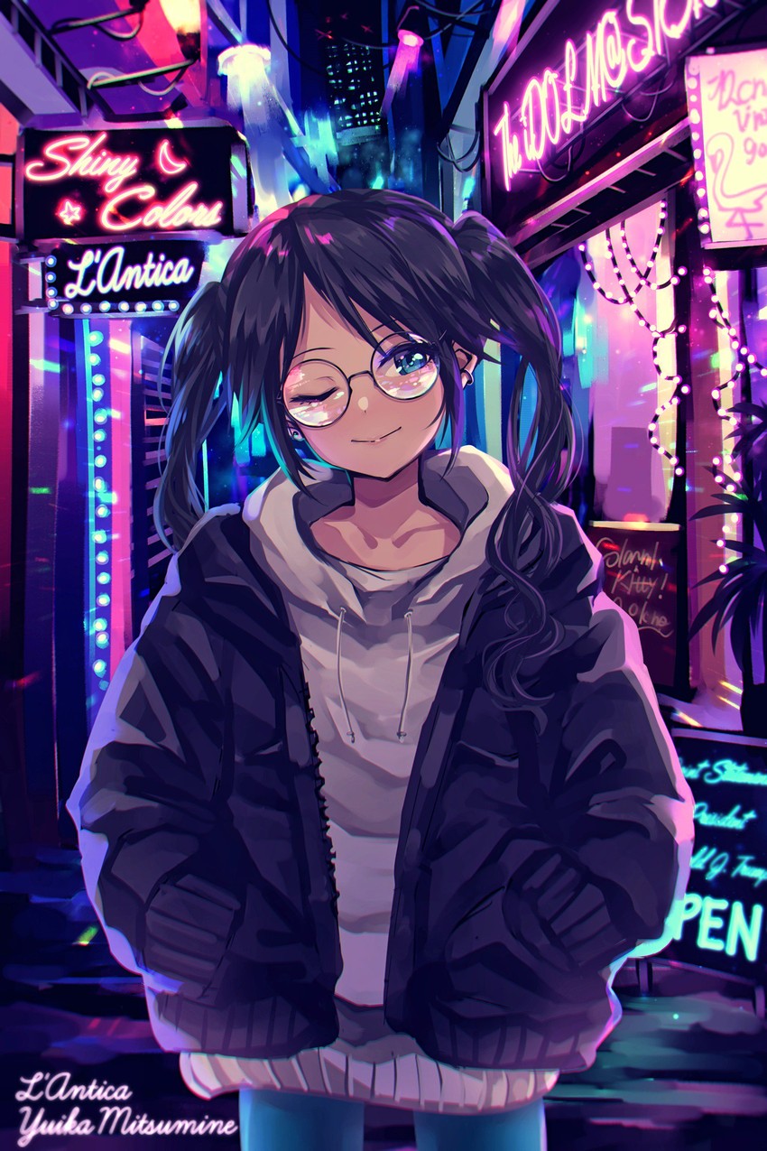 mitsumine yuika (idolmaster and 1 more) drawn by shashaki