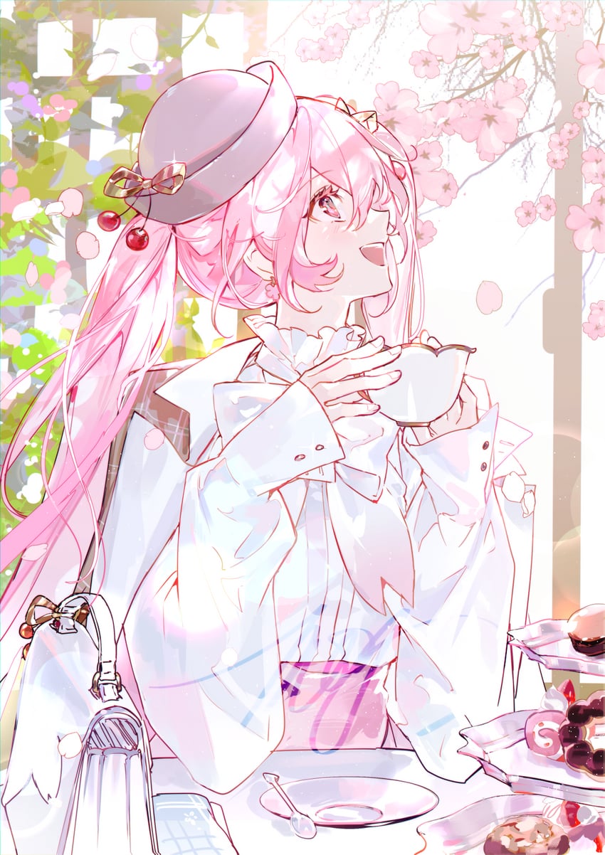 hatsune miku and sakura miku (vocaloid) drawn by mors_gn