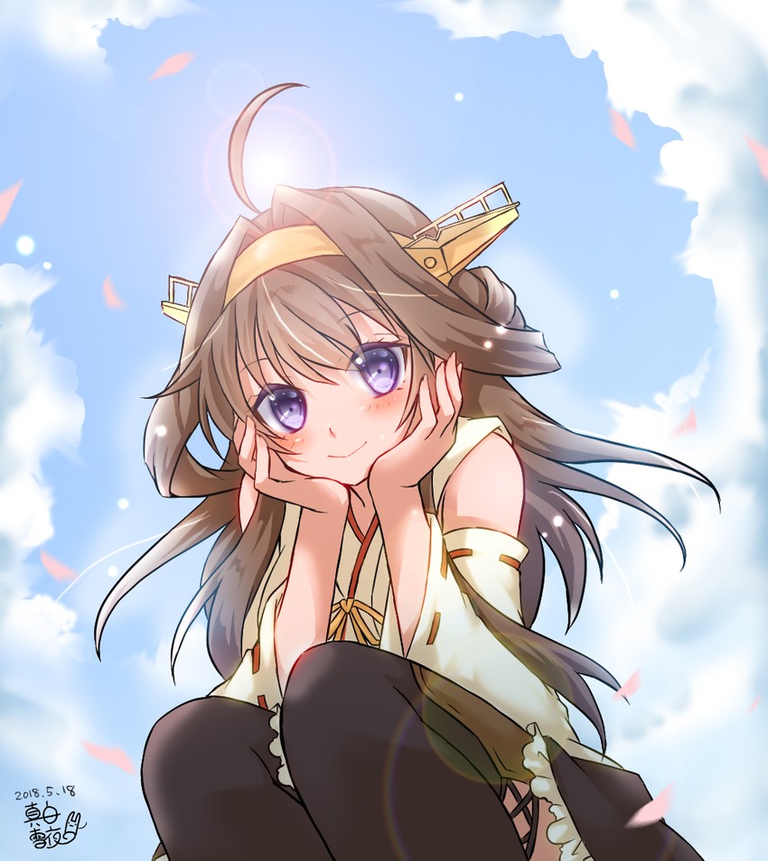 kongou and kongou kai ni (kantai collection) drawn by mashiro_yukiya