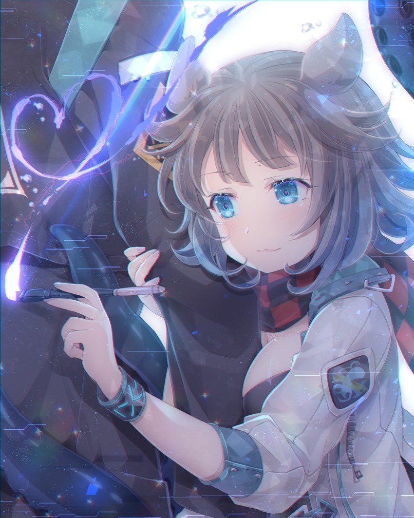 doctor and deepcolor (arknights) drawn by soukuu_kizuna