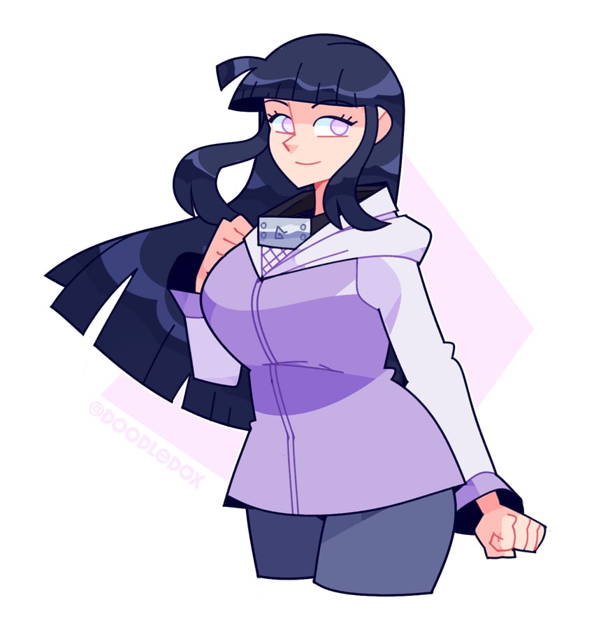 hyuuga hinata (naruto and 1 more) drawn by doodledox